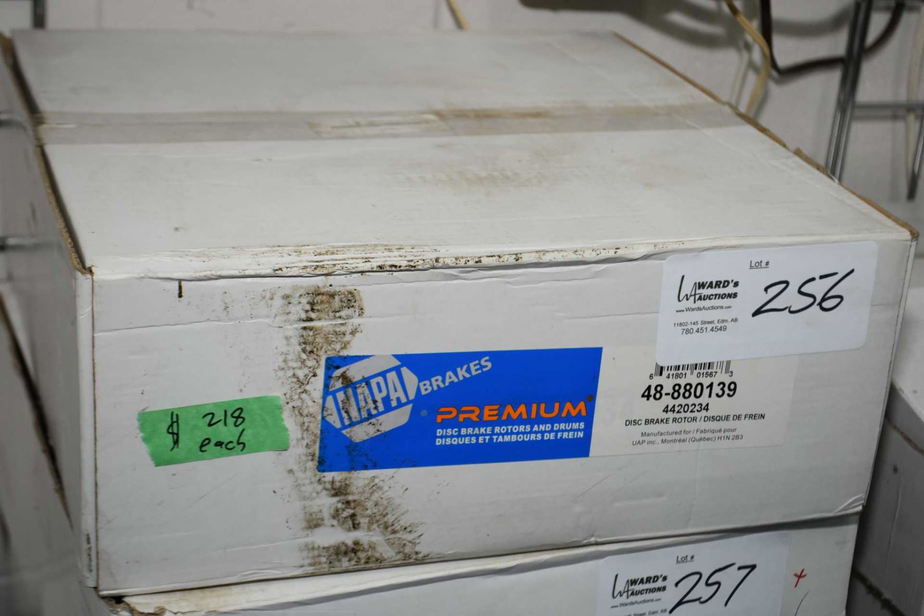 Single Napa Premium disc brake rotor 48880139 (retails 218.00) fits