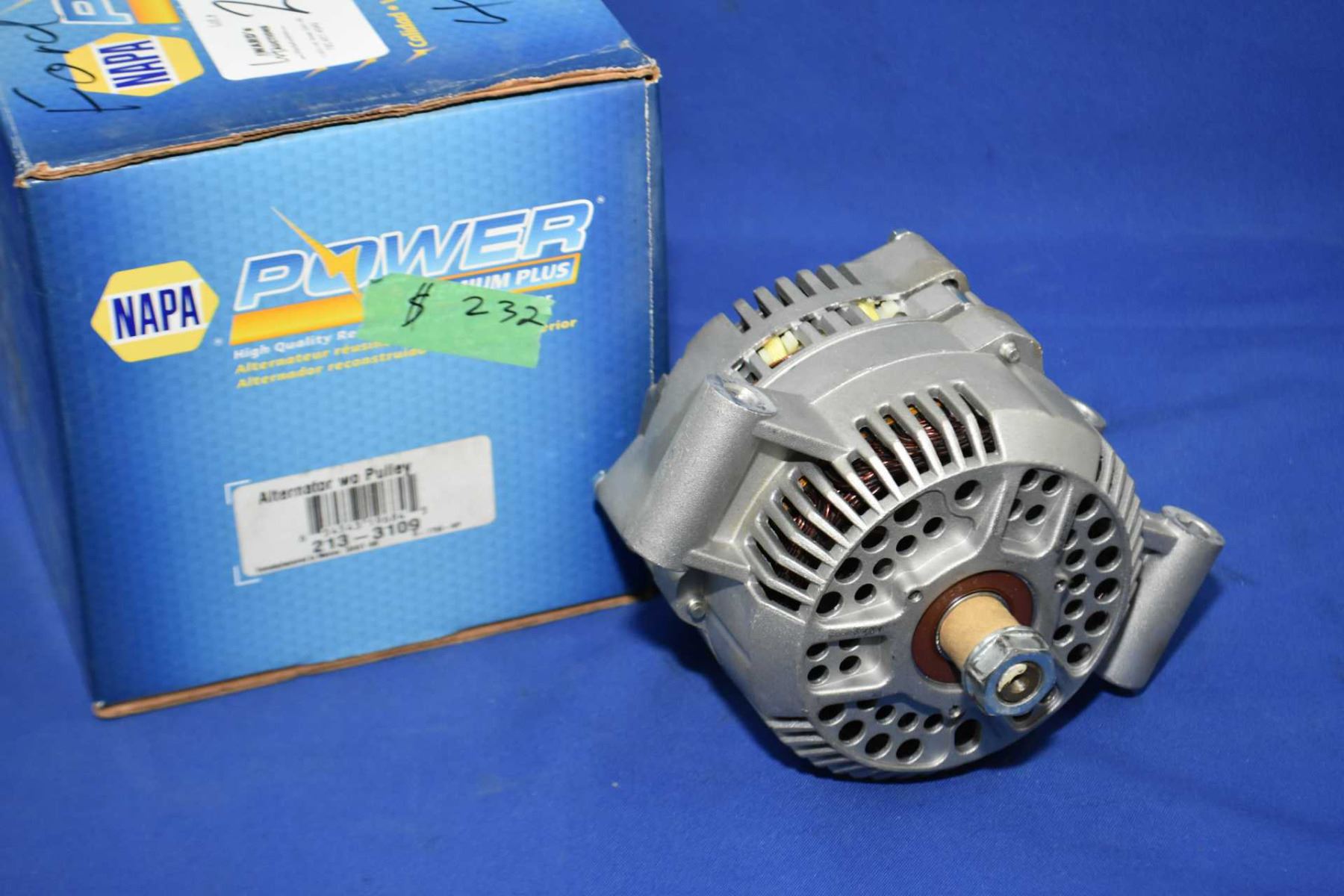 New Napa inventory alternator 2133109 (retails 232.00) fits Ford