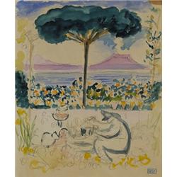 Joseph Stella (1887-1946) untitled (Luncheon