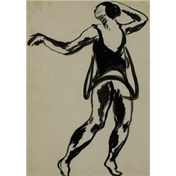 Abraham Walkowitz (1880-1965) Isadora Duncan