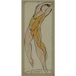 Abraham Walkowitz (1880-1965) Isadora Duncan