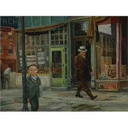 Aaron Bohrod (1907-1992) North Clark Street
