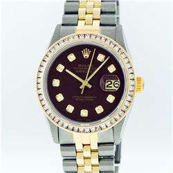 Rolex Two Tone 2.75 ctw Diamond DateJust Men's Watch