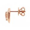 Image 2 : 0.68 ctw Morganite and Diamond Earrings - 14KT Rose Gold