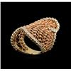 Image 4 : 14KT Two-Tone Gold 1.63 ctw Diamond Ring