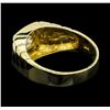 Image 3 : 0.55 ctw Diamond Ring - 14KT Yellow Gold