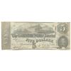 Image 1 : 1863 $5 The Confederate States of America Note T-60 CC