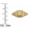 Image 4 : 1.00 ctw Diamond Ring - 18KT White and Yellow Gold