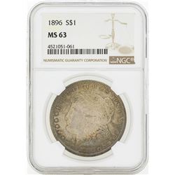 1896 MS63 NGC Morgan Silver Dollar