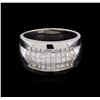 Image 2 : 14KT White Gold 1.51 ctw Diamond Ring