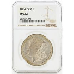 1884-O MS64 NGC Morgan Silver Dollar