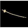 Image 2 : 0.08 ctw Diamond Bracelet - 14KT Yellow Gold