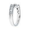 Image 2 : 0.85 ctw Diamond Ring - 18KT White Gold