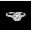 Image 2 : 1.06 ctw Diamond Ring - 14KT White Gold