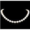 Image 1 : South Sea Cultured Pearl Necklace - 14KT Yellow Gold