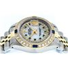 Image 7 : Rolex Ladies 2T MOP Sapphire String Diamond Datejust Wristatch