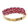 Image 1 : 1.37 ctw Ruby Ring - 10KT Yellow Gold