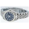 Image 8 : Rolex Stainless Steel Blue Index DateJust Ladies Watch