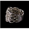 Image 3 : 14KT White Gold 1.50 ctw Diamond Ring