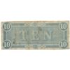 Image 2 : 1864 $10 The Confederate States of America Note T-68 CC
