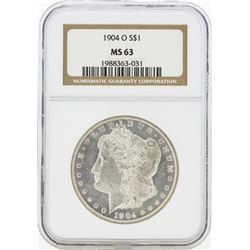 1904-O MS63 NGC Morgan Silver Dollar