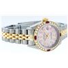 Image 2 : Rolex Two-Tone Diamond and Ruby DateJust Ladies Watch