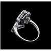 Image 3 : 0.64 ctw Diamond Ring - 18KT White Gold