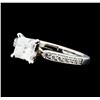 Image 1 : 1.00 ctw Diamond Ring - 14KT White Gold