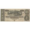 Image 1 : 1864 $10 The Confederate States of America Note T-68 CC