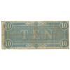 Image 2 : 1864 $10 The Confederate States of America Note T-68 CC