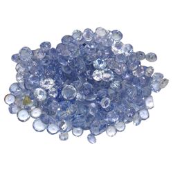 12.08 ctw Round Mixed Tanzanite Parcel