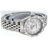 Image 5 : Rolex Ladies SS Silver Diamond Pyramid Bezel Datejust Wristwatch