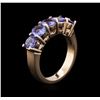 Image 3 : 2.30 ctw Tanzanite Ring - 14KT Rose Gold