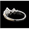 Image 5 : 0.40 ctw Diamond Ring - 14KT Yellow and White Gold