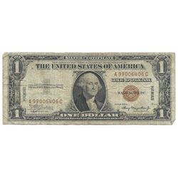 1935A $1 Silver Certificate WWII Hawaii Emergency Note