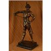 Image 1 : Painted Spelter Sculpture Post Pugnam Picault Bronze Statue