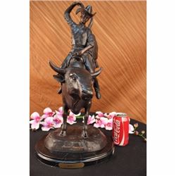 Rodeo West Cowboy Bronze Sculpture