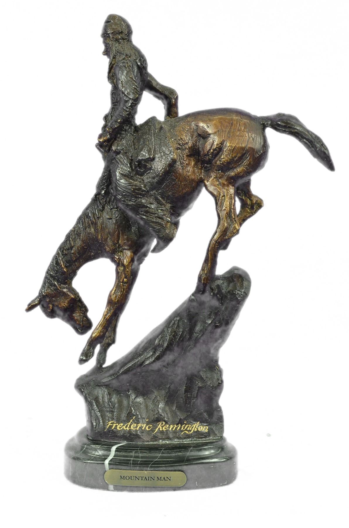 Treasure of Nature Indian Chief on Horse Statue