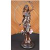 Image 2 : Juleus Metal Arch Entertainer Bronze Sculpture on Marble Base Figurine