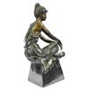 Image 2 : Vintage Seductive Lady Bronze Sculpture