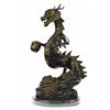 Image 1 : Dragon Bronze Sculpture on Marble Base