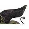 Image 4 : Lion Of Venice Winged Bronze Sculpture on Marble Base Figure