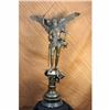 Image 1 : Archangel with Sword Bronze Sculpture on Marble Base Figurine