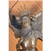 Image 2 : Archangel with Sword Bronze Sculpture on Marble Base Figurine