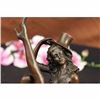 Image 3 : Jazz dancer Bronze figurine on Marble base Sculpture