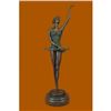 Image 1 : 16" Well Trained Ballerina Bronze Statue