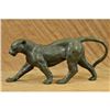 Image 1 : Sleek, Jaguar, Puma, Leopard, Wild Animal Bronze Sculpture
