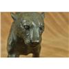 Image 2 : Sleek, Jaguar, Puma, Leopard, Wild Animal Bronze Sculpture