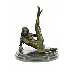 Nude Naked Woman Bronze Sculpture