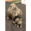 Image 2 : Mama Bear with Cubs Bronze Figurine